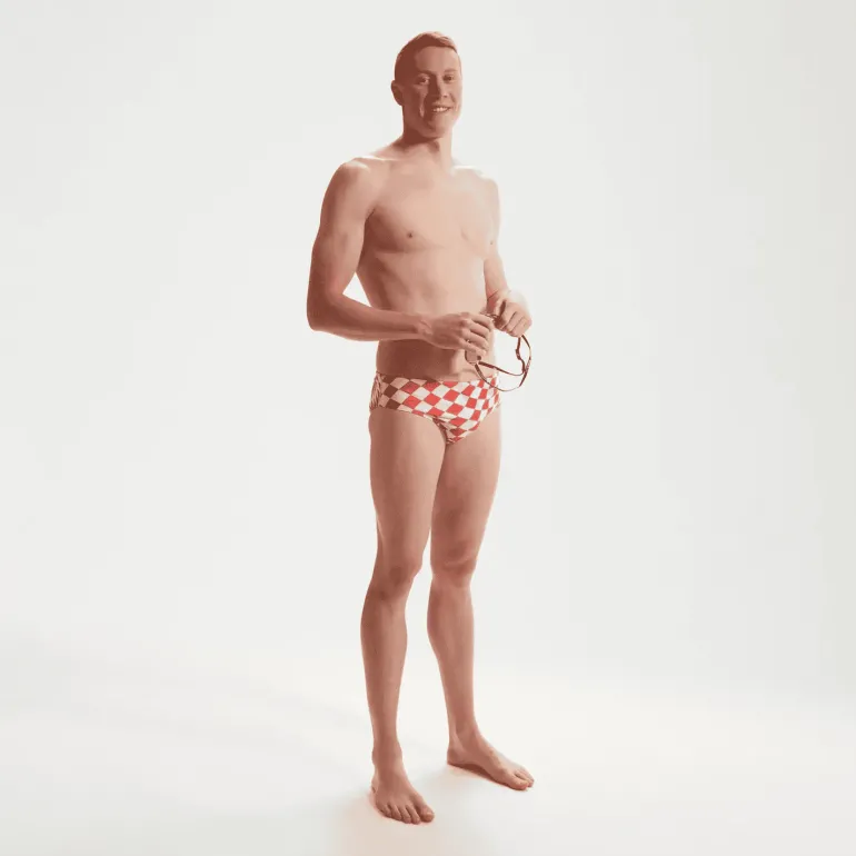 COSTUME DA NUOTO DA UOMO SPEEDO M 8CM ALLOVER DIGITAL BRIEF 8-124411 6611