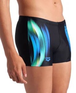 COSTUME DA NUOTO DA UOMO ARENA  BREATH SWISHORT BLACK-MULT 008333 500