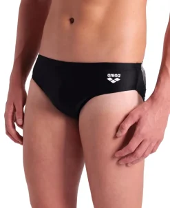COSTUME DA NUOTO DA UOMO ARENA  WAKE SWIBRIEFS BLACK-WHITE 008068 501