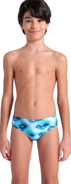 COSTUME DA NUOTO JUNIOR ARENA LOGO GRAPHIC SWIBRIEFS BLU 008174 880