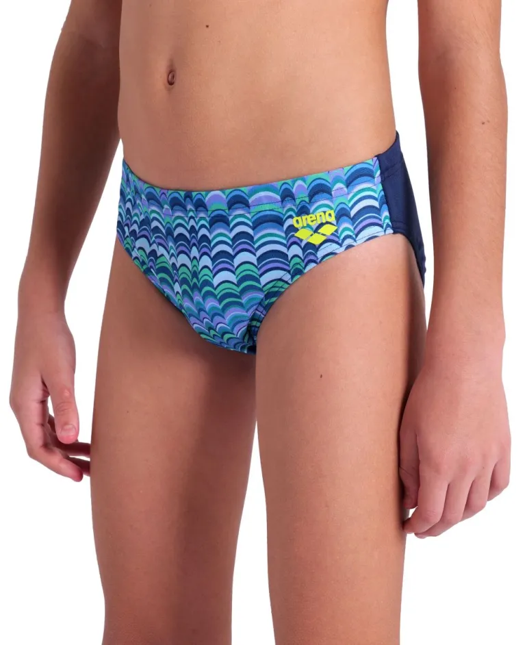 COSTUME DA NUOTO JUNIOR ARENA ONDULATION SWIBRIEFS NAVY- 008367 750