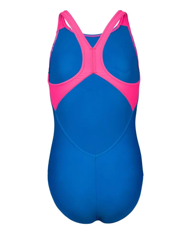 COSTUME DA NUOTO JUNIOR ARENA PASTIME SWIMSUIT V BACK BLU 008308 809