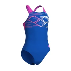 COSTUME DA NUOTO JUNIOR ARENA PASTIME SWIMSUIT V BACK BLU 008308 809
