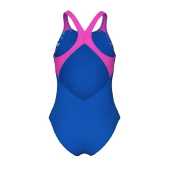 COSTUME DA NUOTO JUNIOR ARENA PASTIME SWIMSUIT V BACK BLU 008308 809