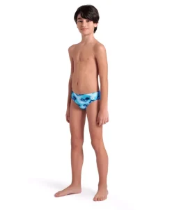 COSTUME DA NUOTO JUNIOR ARENA LOGO GRAPHIC SWIBRIEFS BLU 008174 880