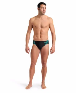 COSTUME SLIP DA NUOTO DA UOMO ARENA SWIM BRIEFS GRAPHIC 005536 580