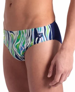 COSTUME SLIP DA NUOTO DA UOMO ARENA ZEBRA STRIPES SWIM BRIEFS 003295 157