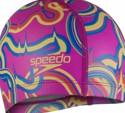 CUFFIA DA NUOTO DA UOMO SPEEDO JUNIOR PRINTED PACE CAP 8-135261 5951