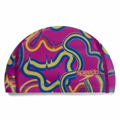CUFFIA DA NUOTO DA UOMO SPEEDO JUNIOR PRINTED PACE CAP 8-135261 5951