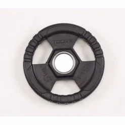 DISCO GHISA GOMMATO KG. 5 TRI GRIP TOORX CON FORO 50mm