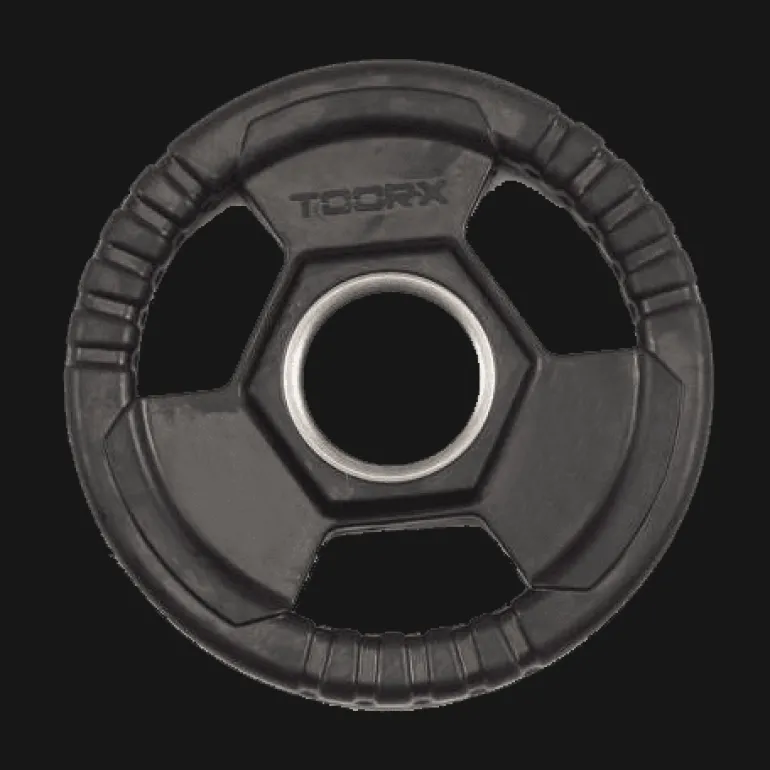 DISCO GHISA GOMMATO TOORX foro Ø 50 mm KG. 10 TRI GRIP