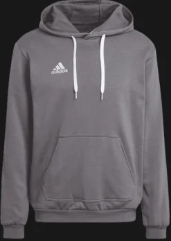 FELPA CON CAPPUCCIO DA UOMO ADIDAS ENTRADA 22 SWEAT GRIGIA