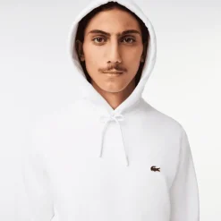 FELPA CON CAPPUCCIO DA UOMO LACOSTE SH9623 001