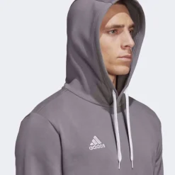 FELPA CON CAPPUCCIO DA UOMO ADIDAS ENTRADA 22 SWEAT GRIGIA