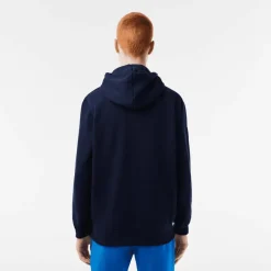 FELPA CON CAPPUCCIO DA UOMO LACOSTE SH9623 166