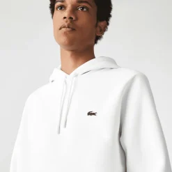 FELPA CON CAPPUCCIO DA UOMO LACOSTE SH9623 001