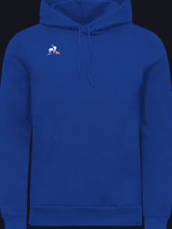 FELPA CON CAPPUCCIO LE COQ SPORTIF PRESENTATION BLU ELETTRICO
