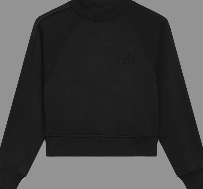 FELPA DA DONNA DIADORA SHIRT CREATHLOGO BLACK - 502.179932 80013