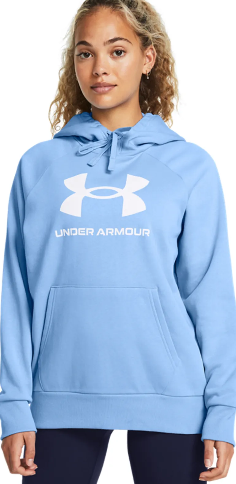 FELPA DA DONNA UNDER ARMOUR RIVAL BIG LOGO HDY 1379501 465