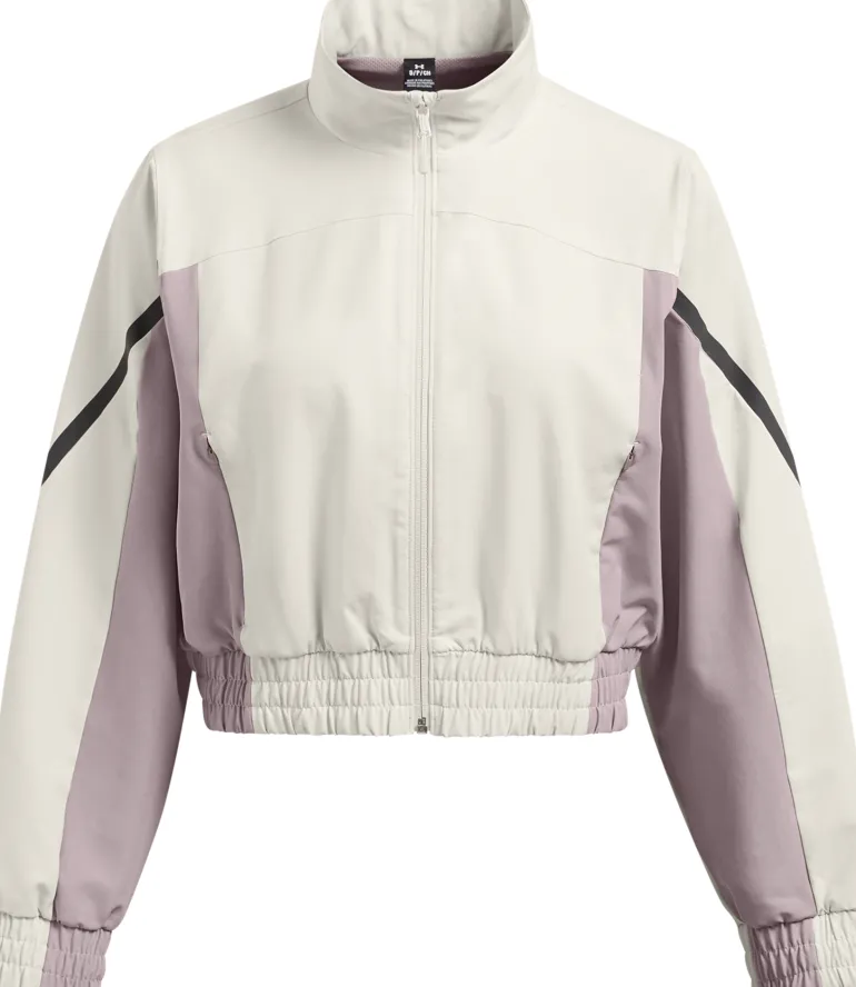 FELPA DA DONNA UNDER ARMOUR UNSTOPPABLE CROP JACKET 1386479 110