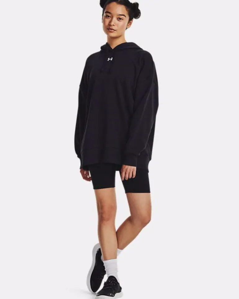 FELPA DA DONNA UNDER ARMOUR RIVAL OS BLACK 1379493 0001