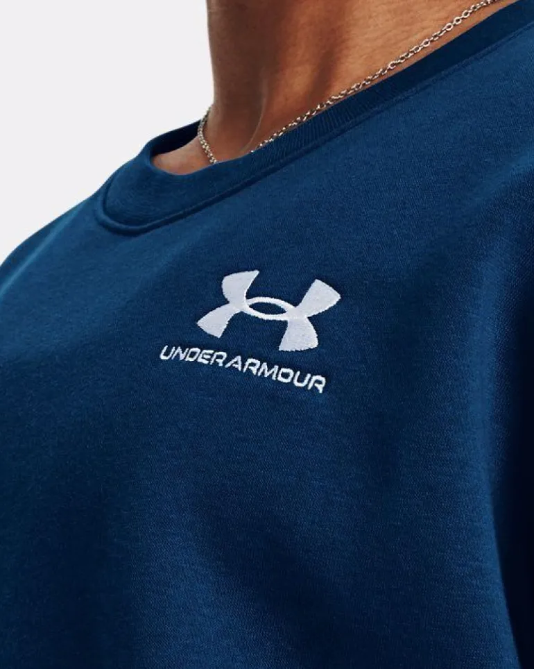 FELPA DA DONNA UNDER ARMOUR ESSENTIAL FLC OS CREVARSITY BLUE 1379475 0426