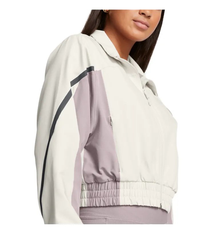 FELPA DA DONNA UNDER ARMOUR UNSTOPPABLE CROP JACKET 1386479 110