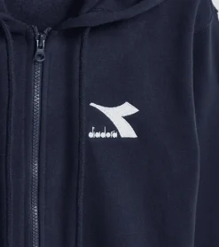 FELPA DA UOMO DIADORA HOODIE FZ CORE CLASSIC NAVY 60062