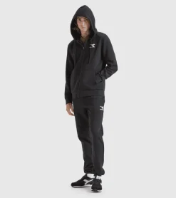 FELPA DA UOMO DIADORA HOODIE FZ CORE BLACK 80013