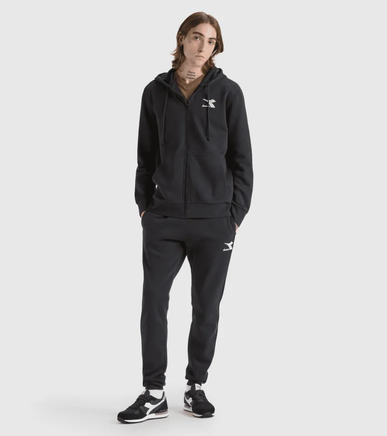 FELPA DA UOMO DIADORA HOODIE FZ CORE BLACK 80013