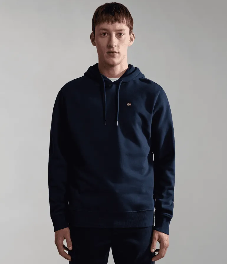 FELPA DA UOMO NAPAPIJRI BALIS HOOD BLU MARINE NP0A4FQV 176