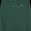 FELPA DA UOMO SUN68 COTTON FL VERDE SCURO F44104 37