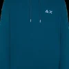 FELPA DA UOMO SUN68 COTTON FL BLUE PROFONDO F44104 83