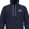 FELPA DA UOMO UNDER ARMOUR RIVAL TERRY LC FZ MIDNIGHT NAVY 1370409 410