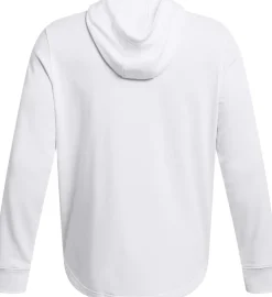 FELPA DA UOMO UNDER ARMOUR RIVAL TERRY GRAPHIC HOOD WHITE 1386047 100