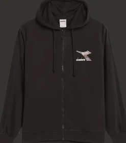 FELPA DIADORA DA DONNA FULL ZIP FLO 102.178183 80013 NERA