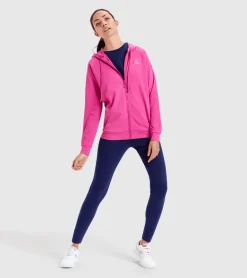 FELPA DIADORA DA DONNA FULL ZIP CHROMIA 102.178191 50143 FUCSIA