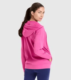 FELPA DIADORA DA DONNA FULL ZIP CHROMIA 102.178191 50143 FUCSIA