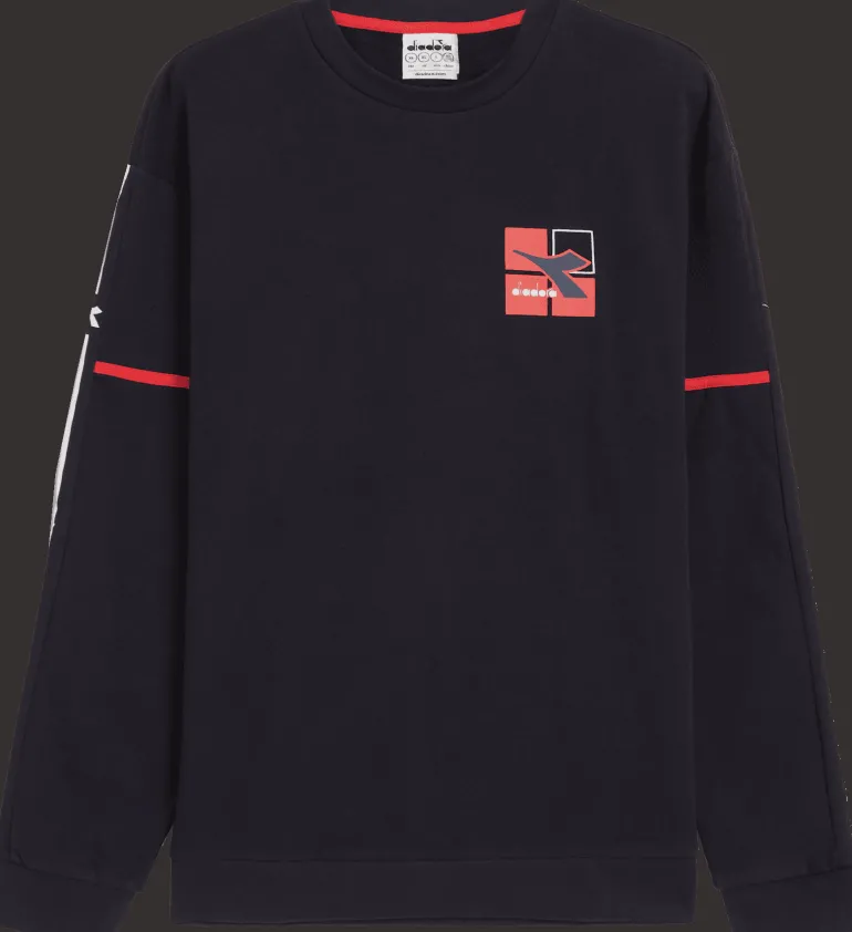 FELPA DIADORA DA UOMO CREW WEAVE 102.178165 60062 BLU