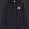 FELPA DIADORA DA UOMO FULL ZIP SWEAT CORE 102.178175 60062 BLU