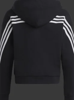 FELPA JUNIOR ADIDAS FI 3S FZ BLACK/WHITE IC0118
