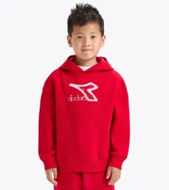 FELPA JUNIOR DIADORA LOGO RED SALSA 102.180952 45080