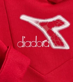 FELPA JUNIOR DIADORA LOGO RED SALSA 102.180952 45080