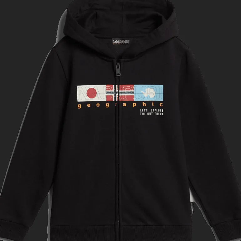 FELPA JUNIOR NAPAPIJRI K B-BRUNT FZH BLACK NP0A4HG5 041