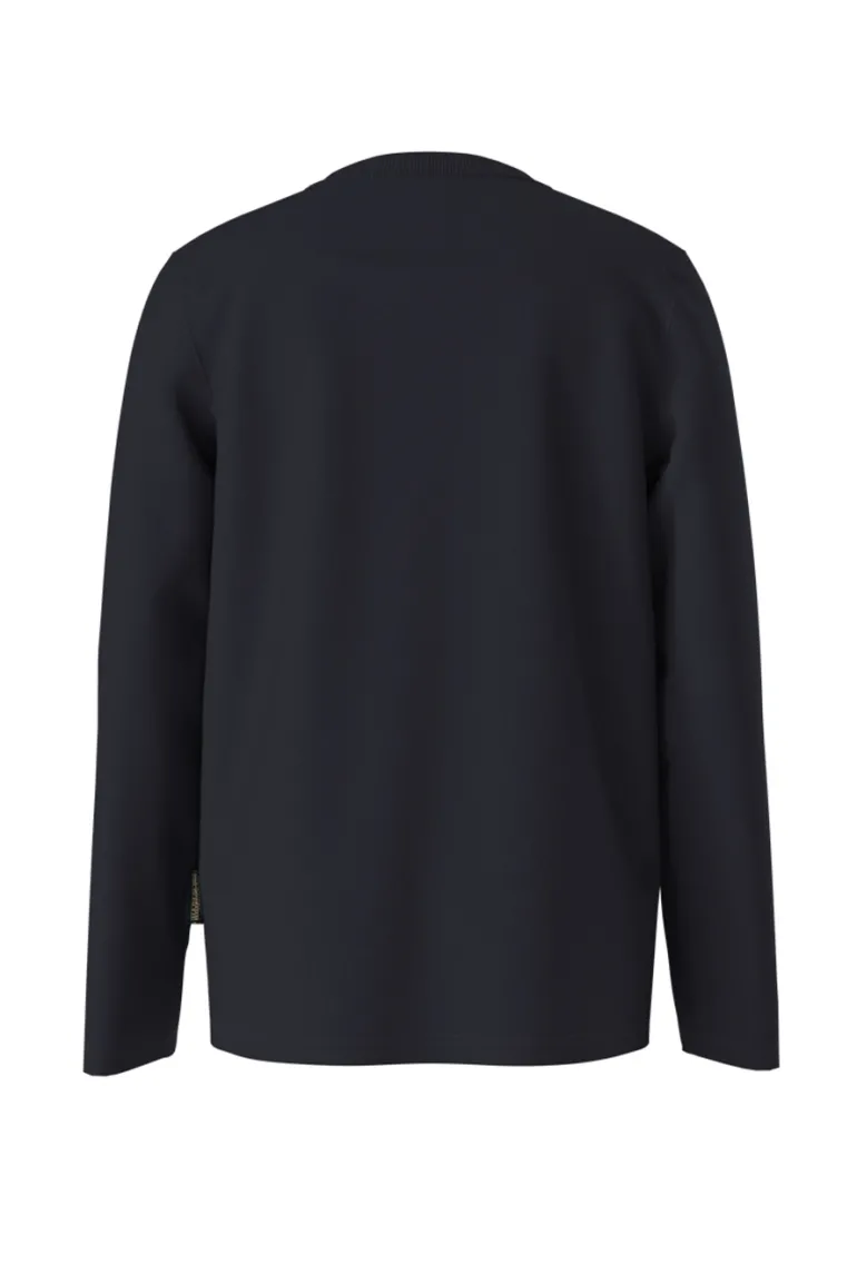 FELPA JUNIOR NAPAPIJRI S-CHAMOIS BLU MARINE NP0A4HYK 176