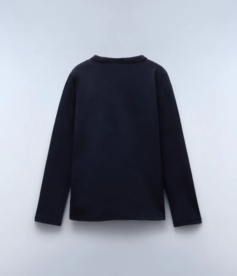 FELPA JUNIOR NAPAPIJRI S-CHAMOIS BLU MARINE NP0A4HYK 176