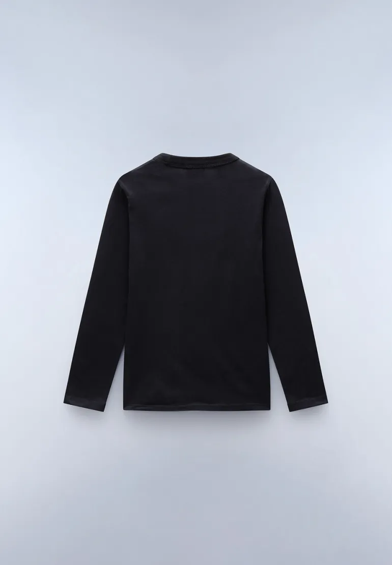FELPA JUNIOR NAPAPIJRI S-CHAMOIS BLACK NP0A4HYK 041
