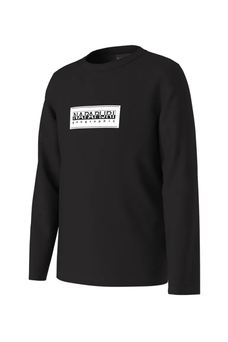 FELPA JUNIOR NAPAPIJRI S-CHAMOIS BLACK NP0A4HYK 041