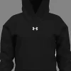 FELPA JUNIOR UNDER ARMOUR RIVAL CROP BLACK 1379517 0001