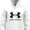 FELPA JUNIOR UNDER ARMOUR RIVAL BL   WHITE 1379615 0100